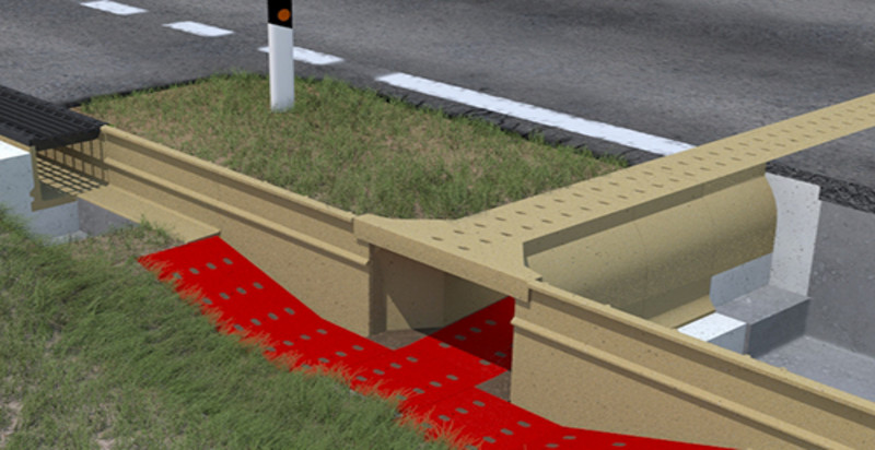 ACO PRO, Polymerbeton Klimatunnelsystem, Klimaplatten, sicherer Eingang ins Tunnelsystem für Amphibien