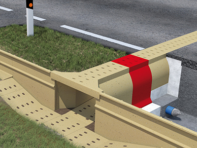 ACO PRO, Klimatunnelsystem aus Polymerbeton, für Amphibien, Reptilien für die Fahrbahnquerung